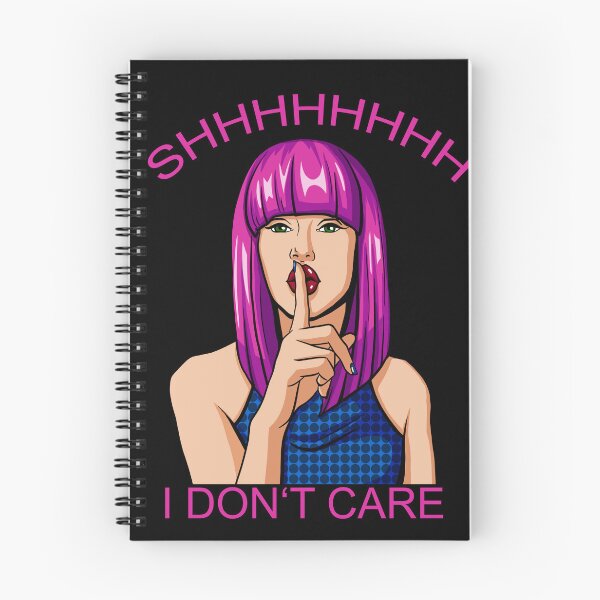 Item preview, Pink Haired Pop Art Girl Don't Care designed and sold by LuciaS.