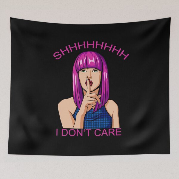 Item preview, Pink Haired Pop Art Girl Don't Care designed and sold by LuciaS.