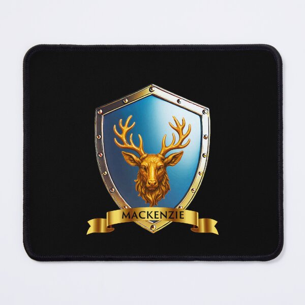 Item preview, Mackenzie Shield & Banner Strength in Name, Power in Symbol designed and sold by Highlandkings.