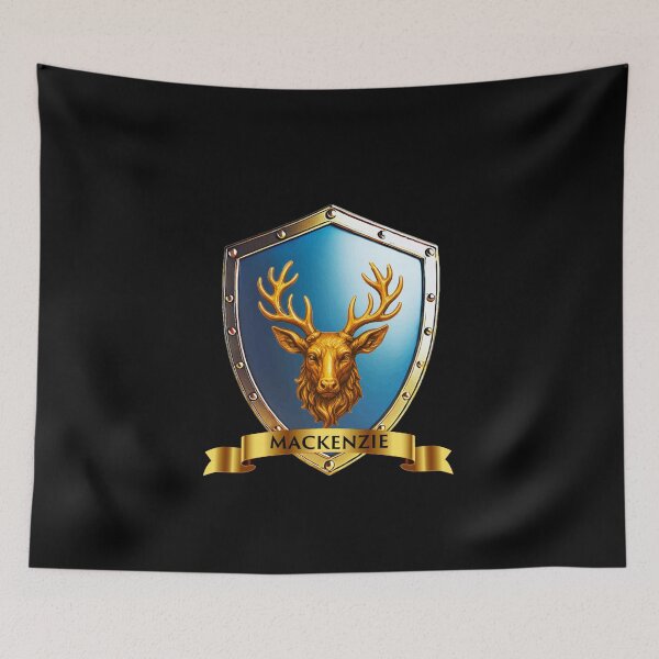 Item preview, Mackenzie Shield & Banner  Strength in Name, Power in Symbol designed and sold by Highlandkings.
