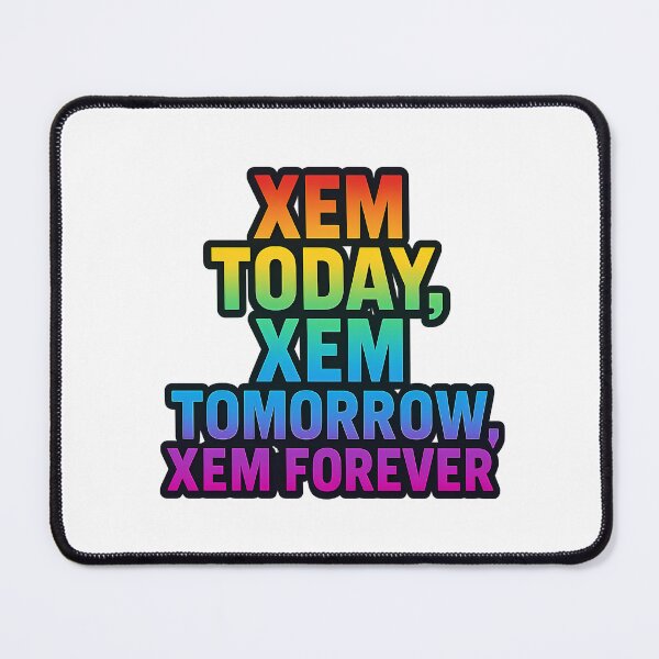 Item preview, Xem Today Xem Tomorrow Xem Forever – Rainbow Pride Typography designed and sold by Haus Of Sin.