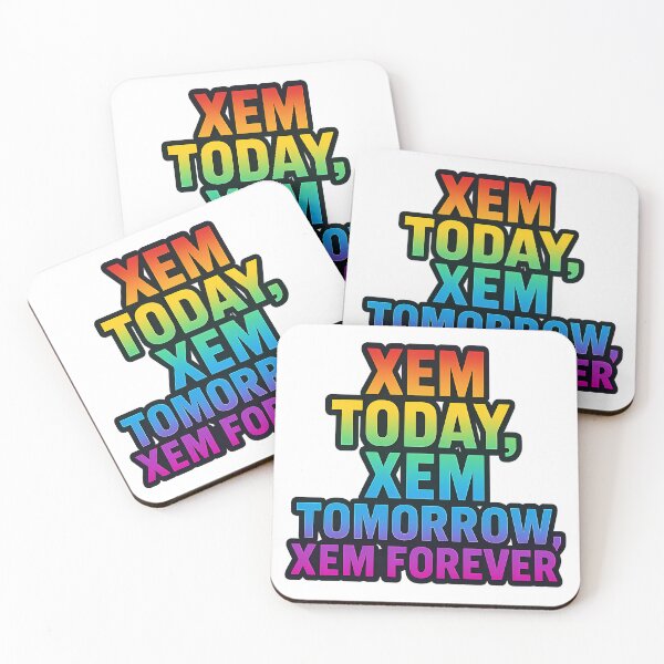 Item preview, Xem Today Xem Tomorrow Xem Forever – Rainbow Pride Typography designed and sold by Haus Of Sin.