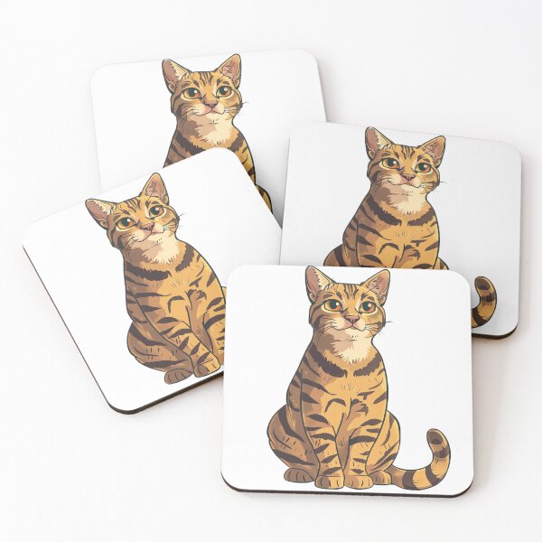 Item preview, Cute cartoon kitten designed and sold by Stickermagician.