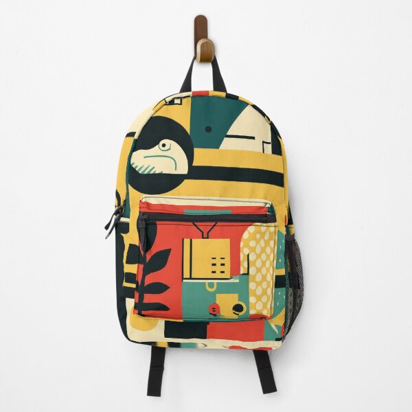 Item preview, Abstract Bartender and Cat Art – Bold Retro Kitchen Scene in Pop Style designed and sold by Retrocranio.