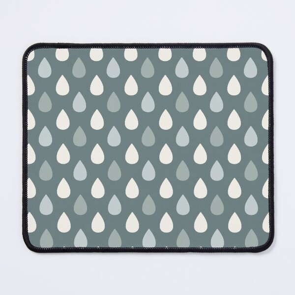 Item preview, Seamless dark blue teardrop pattern designed and sold by babyandbunny.