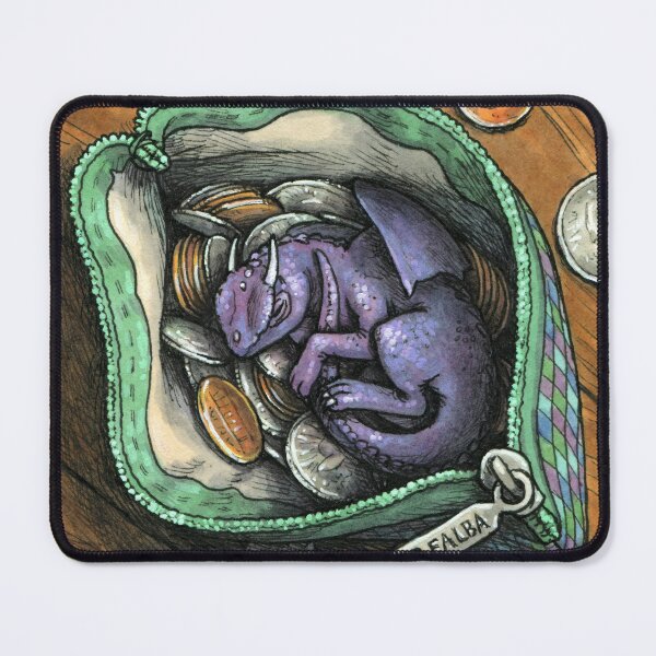 Item preview, Itty Bitty Dragon designed and sold by Elisabeth Alba Illustration.