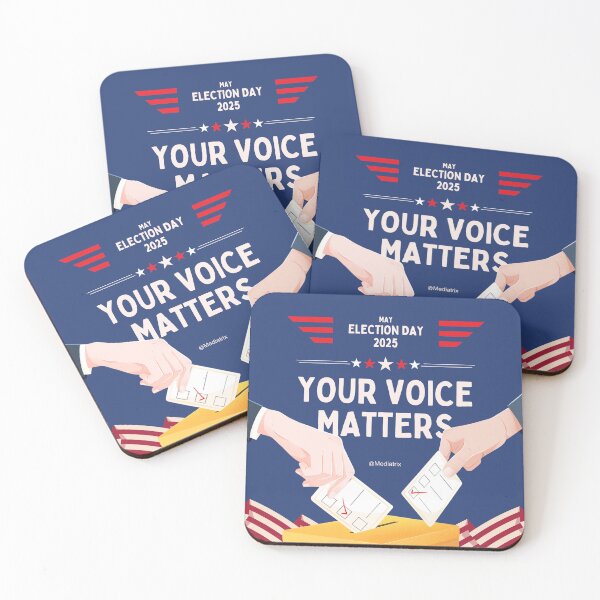 Item preview, Your Voice Matters – 2025 Election Poster designed and sold by Mediatrix31.