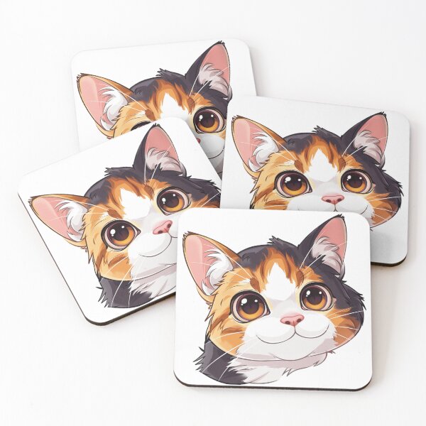 Item preview, Cute cartoon kitten designed and sold by Stickermagician.