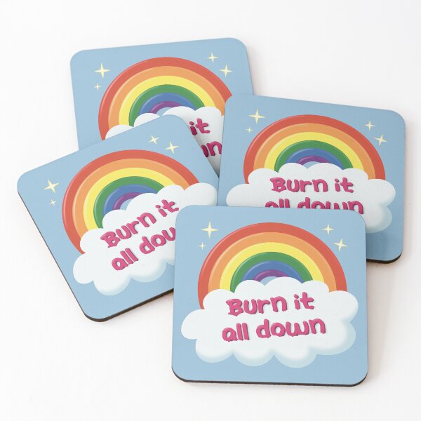 Item preview, Burn It All Down - Rainbow Sparkle designed and sold by WatershipBound.