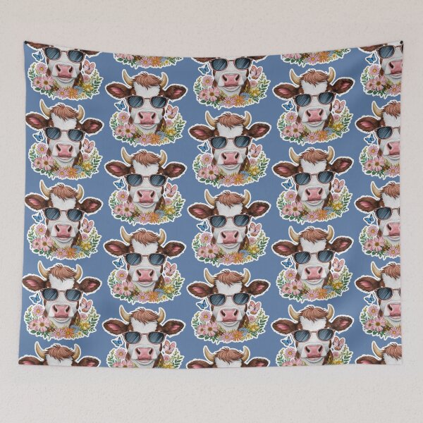 Item preview, A Cool Cow illustration designed and sold by ZooStateofMind.