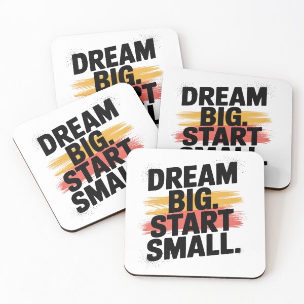 Item preview, Dream Big Start Small – Motivational Quote Design designed and sold by EpicMediaShop.