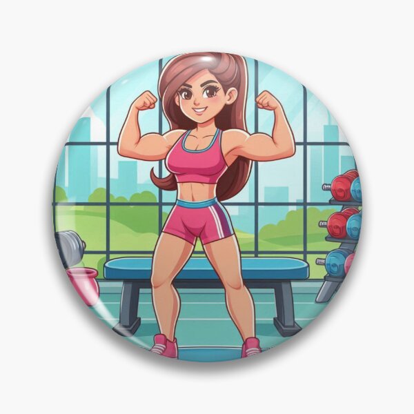 Item preview, Girl in a gym designed and sold by PandoraCastle.