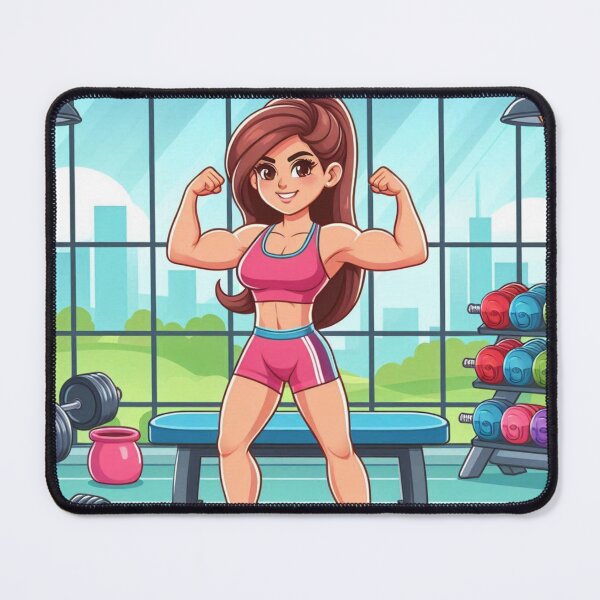 Item preview, Girl in a gym designed and sold by PandoraCastle.