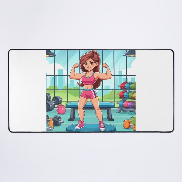 Item preview, Girl in a gym designed and sold by PandoraCastle.