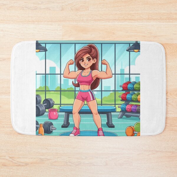 Item preview, Girl in a gym designed and sold by PandoraCastle.