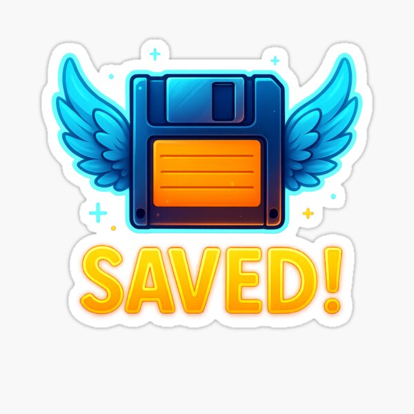Item preview, Saved! – The last hope in the pixel universe designed and sold by LevelUpDark.
