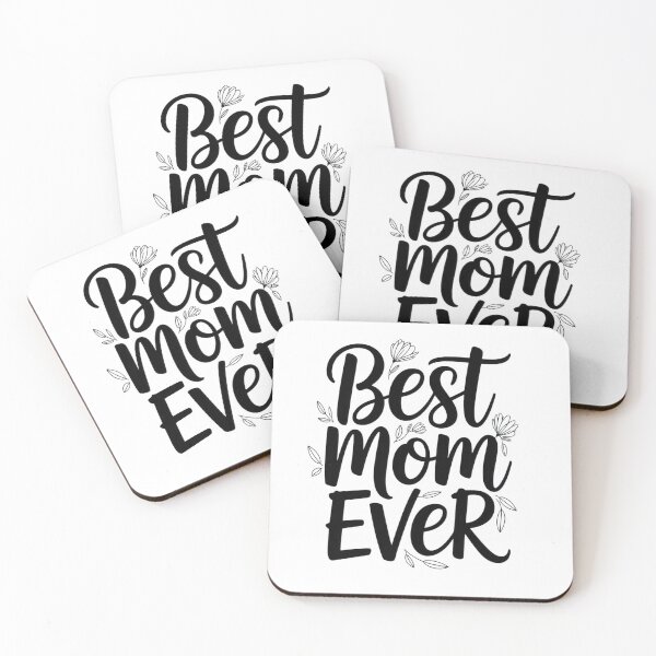 Item preview, Best Mom Ever – Elegant Floral Lettering for Mother’s Day designed and sold by EpicMediaShop.