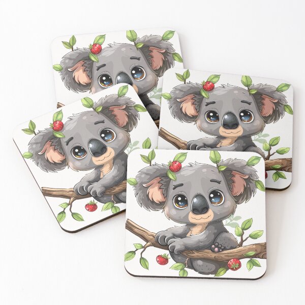 Item preview, Cute cartoon koala designed and sold by Stickermagician.