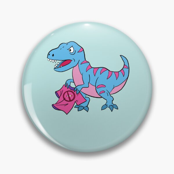 Item preview, T. rex holding no smoking shirt designed and sold by MotleyCrafts.