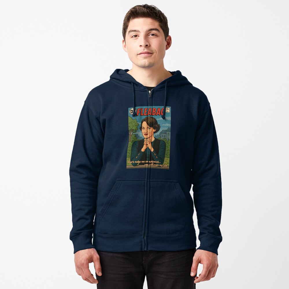 Item preview, Sudadera con capucha y cremallera designed and sold by Wanderdreaming.