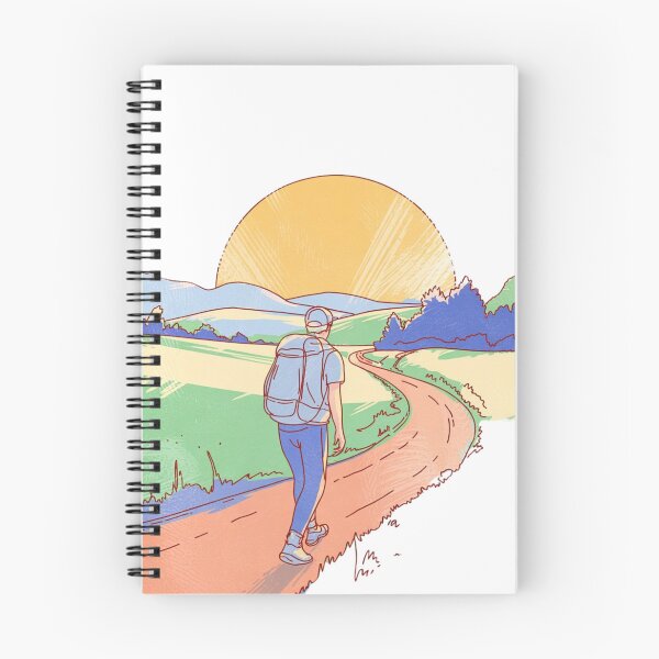 Item preview, Hike More, Worry Less – Minimalist Hiking Shirt designed and sold by Gracjan Mikitin.