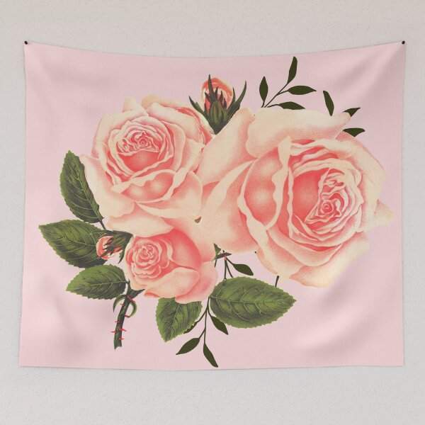 Item preview, Watercolor Blooming Roses Bouquet, Hand Painted Floral Roses, Floral Arrangements, Floral Watercolour Illustrations Artwork designed and sold by dmr studio.
