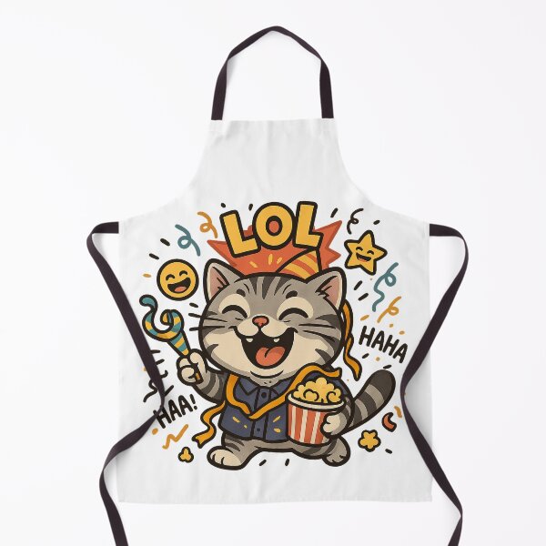 Item preview, LOL! Funny Laughing Cat – Popcorn Comedy Time designed and sold by 奇0904.