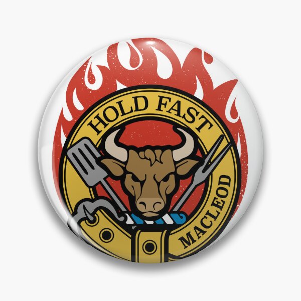 Item preview, Hold Fast – Grilling Edition (MacLeod Clan Crest Remix) Color designed and sold by Jodify.
