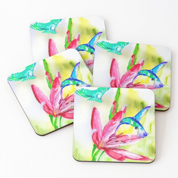 Item preview, Colibri/ Hummingbird on Hibiscus designed and sold by drp24.