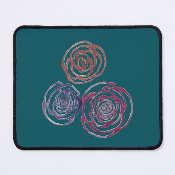 Item preview, Roses (Teal) designed and sold by Snowroseblossom.