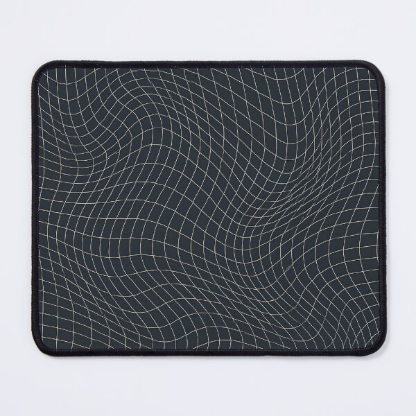 Aperçu de l'œuvre Grille de déformation – Motif de maillage déformé minimal créée et vendue par Velun.