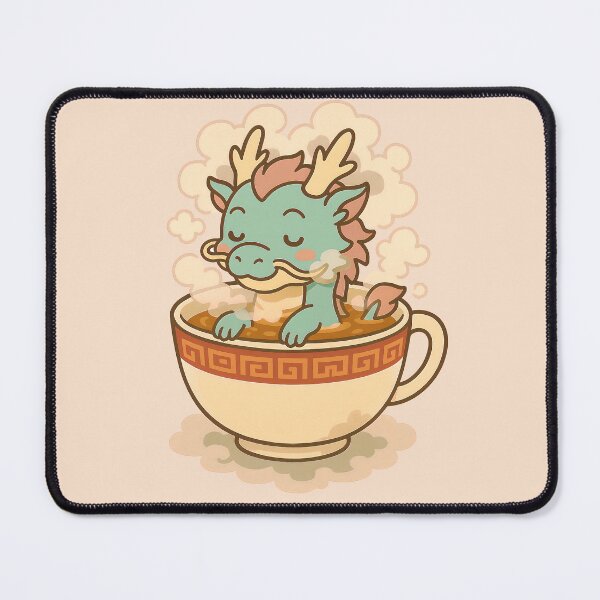 Item preview, Chibi Chinese Dragon - Soaking in Teacup designed and sold by Pastel Purrade.