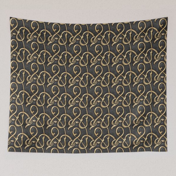 Item preview, Golden Monogram on Noble Leather designed and sold by MidArtForge.