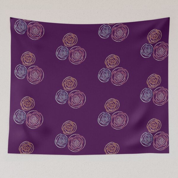 Item preview, Roses (Eggplant) designed and sold by Snowroseblossom.