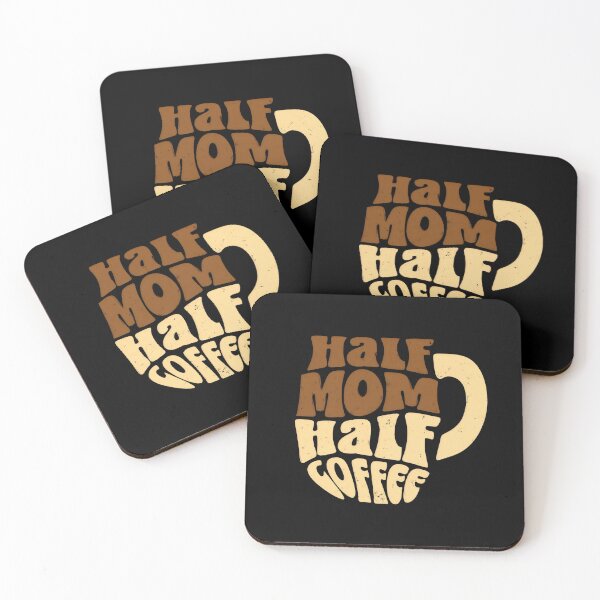 Item preview, Half Mom Half Coffee designed and sold by DemureArtsy.