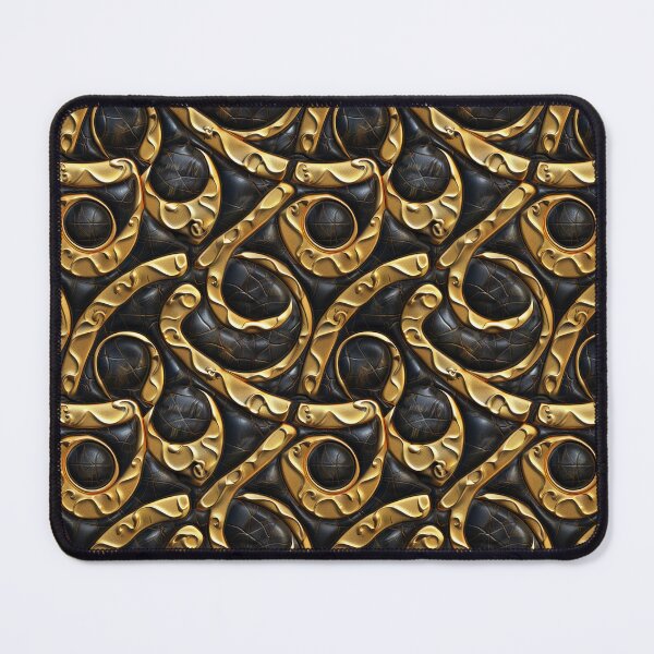 Item preview, Golden Monogram on Noble Leather designed and sold by MidArtForge.