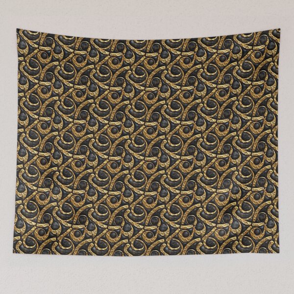 Item preview, Golden Monogram on Noble Leather designed and sold by MidArtForge.