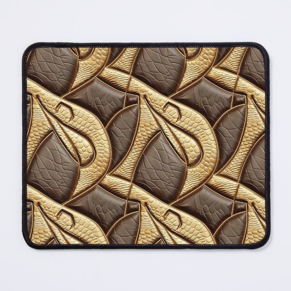 Item preview, Golden Monogram on Noble Leather designed and sold by MidArtForge.