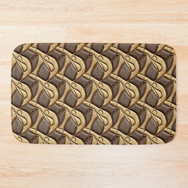 Item preview, Golden Monogram on Noble Leather designed and sold by MidArtForge.