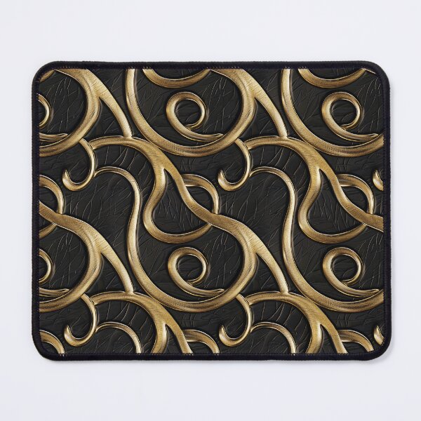 Item preview, Golden Monogram on Noble Leather designed and sold by MidArtForge.