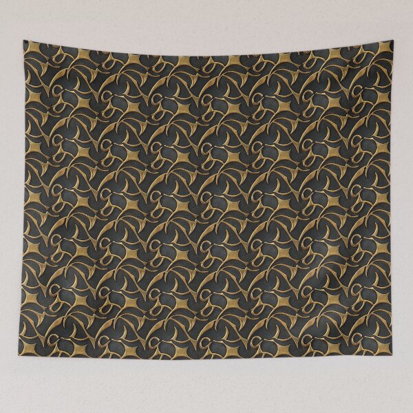 Item preview, Golden Monogram on Noble Leather designed and sold by MidArtForge.