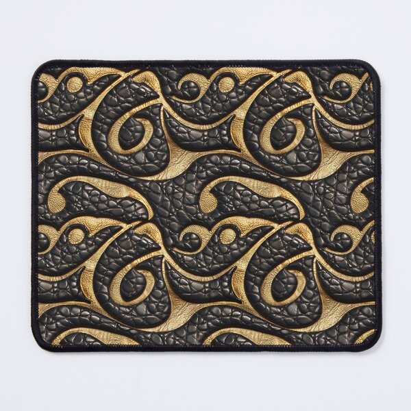 Item preview, Golden Monogram on Noble Leather designed and sold by MidArtForge.