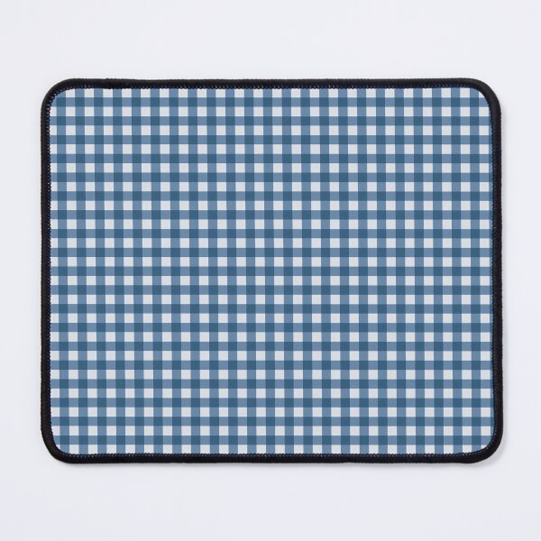 Item preview, Gingham Plaid Pattern - Classic Blue designed and sold by colourpoems.