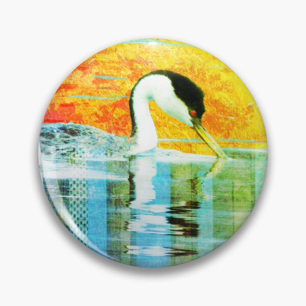 Item preview, Western Grebe Abstract designed and sold by Robert Ball.