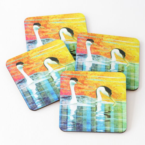 Item preview, Western Grebe Abstract designed and sold by Robert Ball.