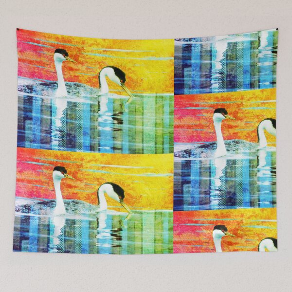 Item preview, Western Grebe Abstract designed and sold by Robert Ball.