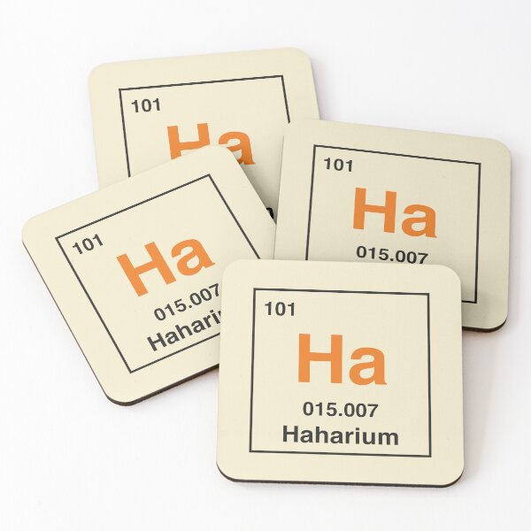 Item preview, Element of Laughter Funny Periodic Table Haharium Science Humor designed and sold by Stadify.