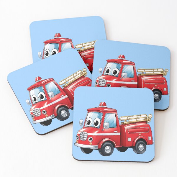 Item preview, Cute Fire Engine Truck designed and sold by MoonMonkeyNbear.