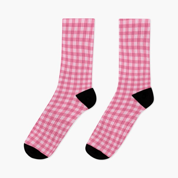 Item preview, Gingham Plaid Pattern - Tulip Pink designed and sold by colourpoems.