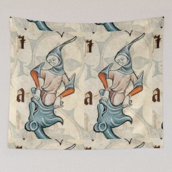Item preview, Darkly Grotesque Medieval Miniature Art designed and sold by VintageManiac.